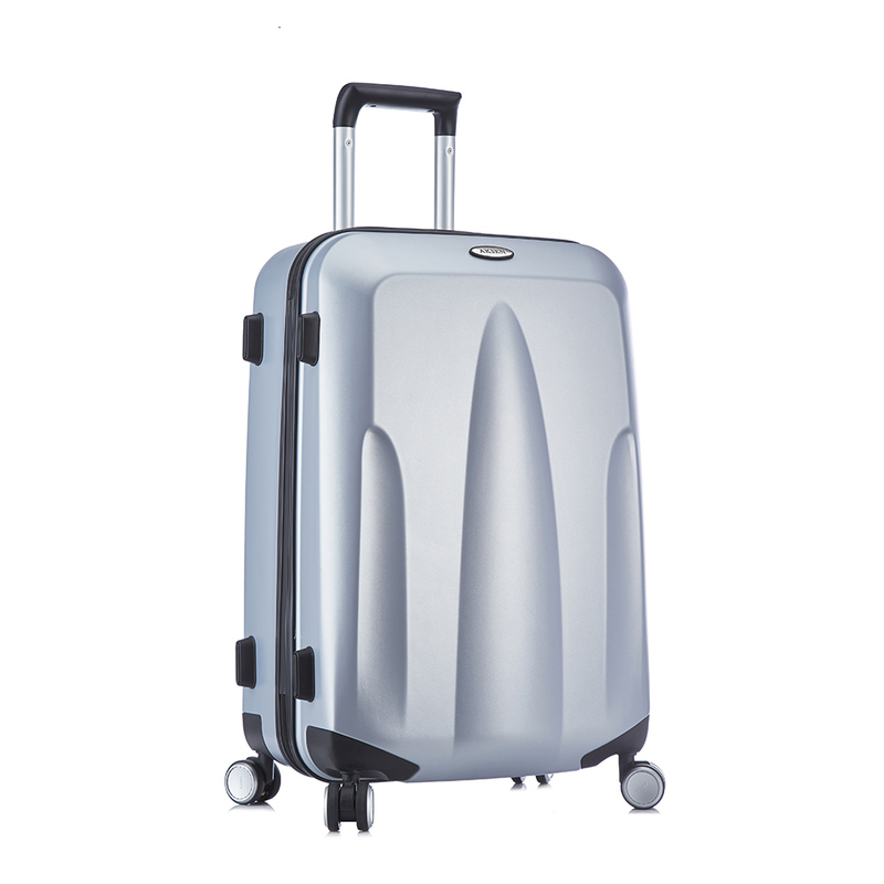 Spinner Wheel Hard Side Carry on Luggage with Hand Zipper TSA Lock and 210D Polyester Lining Business Travel Bag