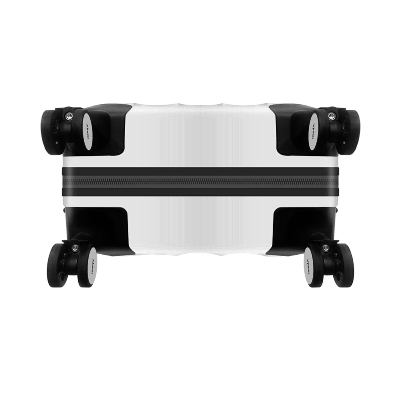 Fashion TSA Lock White Wide Trolley Business Travel Luggage Sets with Mute Wheels and Large Capacity