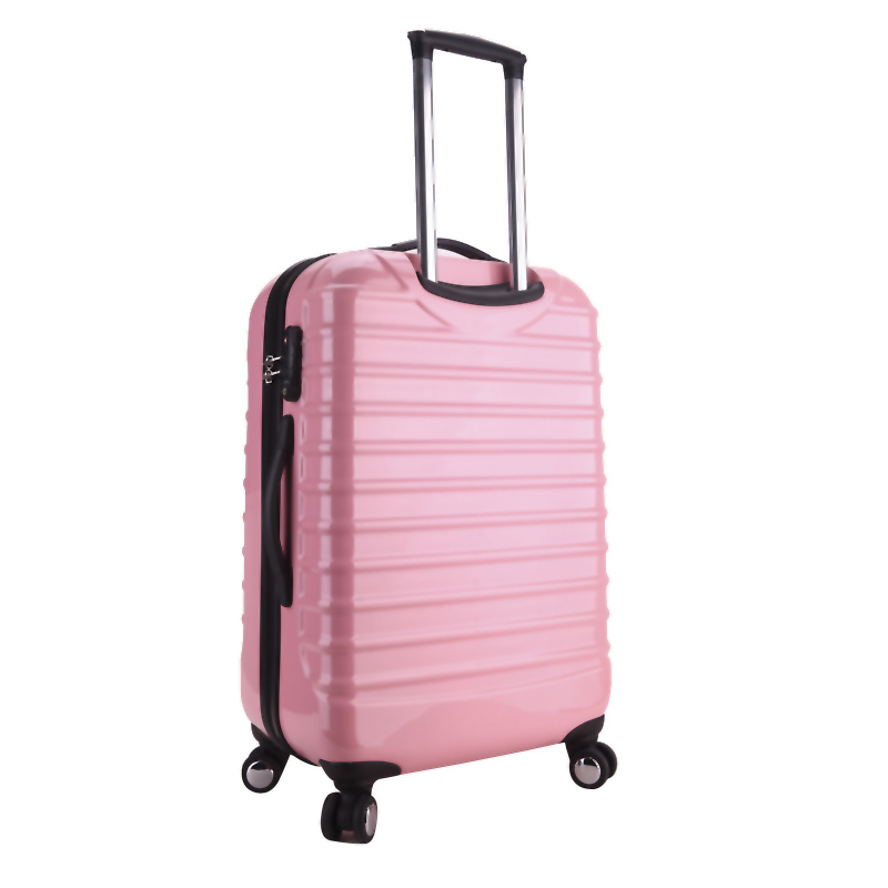 Unisex Waterproof Zipper Hardshell PC Wheel Lock Simple Fashionable Travel Luggage-Waterproof Zipper Suitcase