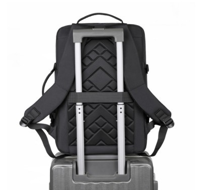 Customizable Logo Fashionable Anti-Theft Backpack 20-39L Capacity Waterproof Oxford RFID Lightweight for GPS USB