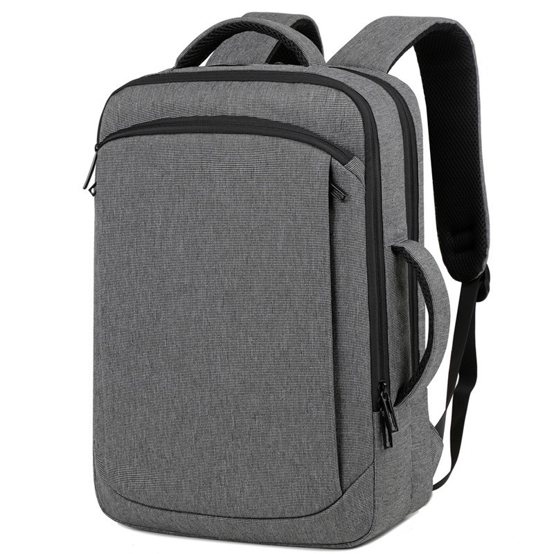 Lightweight Black Anti-Theft Waterproof Laptop Backpack for Business Casual Oxford Material Customizable Logo USB Feature