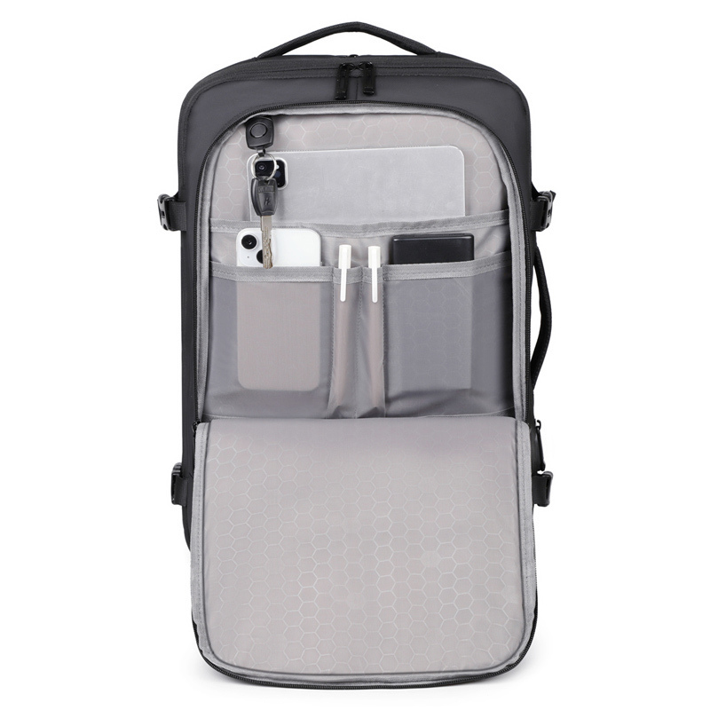 Custom Logo/Graphic Printing External Frame Multifunctional Business Laptop Bags with Plain Pattern Type and Cotton Lining