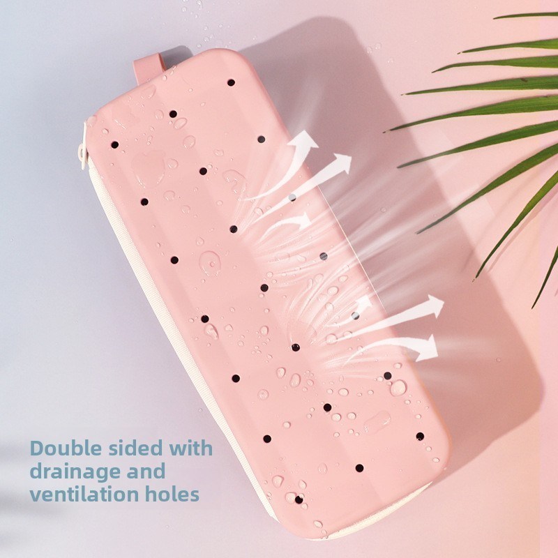 Large Capacity Double-Sided Silicone Swimming Goggles Box Breathable Glasses Protective Case for Outdoor Enthusiasts