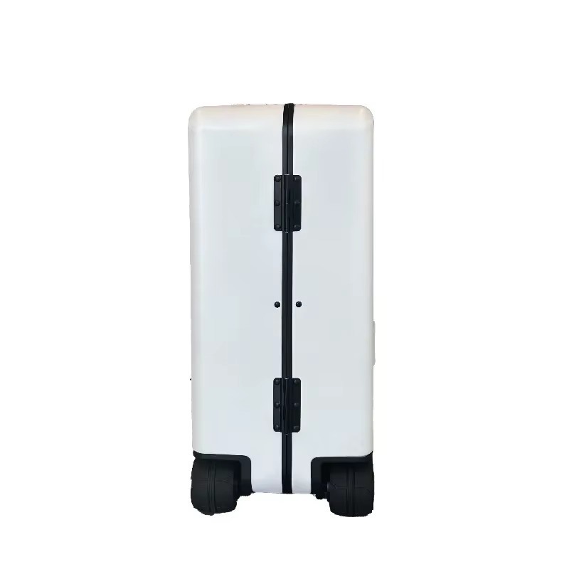 Smart Riding Luxury PC Material Carry-On Automatic Remote Control Spinner Caster Travel Luggage Suitcase for Business Trips