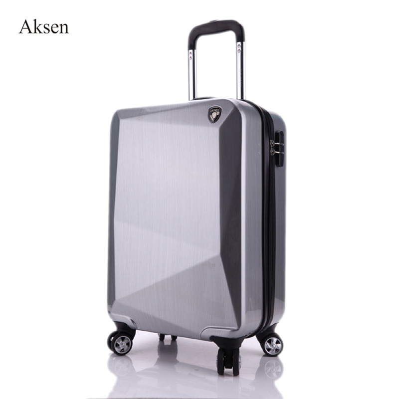 Black 4-Wheel Rolling Luggage Zipper Hard PC TSA Lock Business Suitcases for Unisex Front Open Business Travellers
