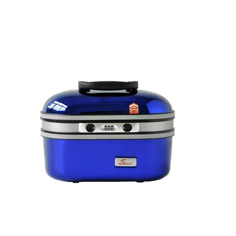 Organize Your Make up with this Portable Hard Shell Cosmetic Box and LED Mirror