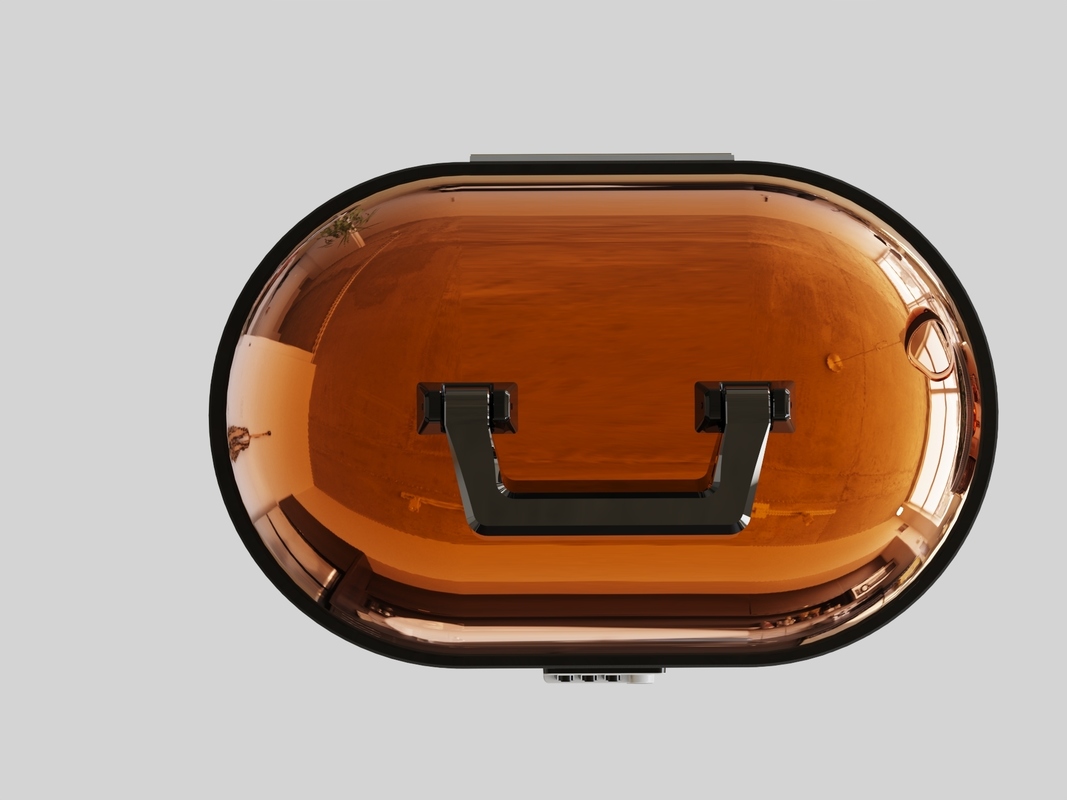 Organize Your Make up with this Portable Hard Shell Cosmetic Box and LED Mirror