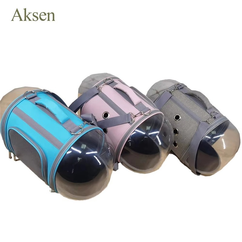 Foldable Breathable Pet Carrier Transparent Pet Box Transport Dog Bag for Eco-friendly and Traveling Pets
