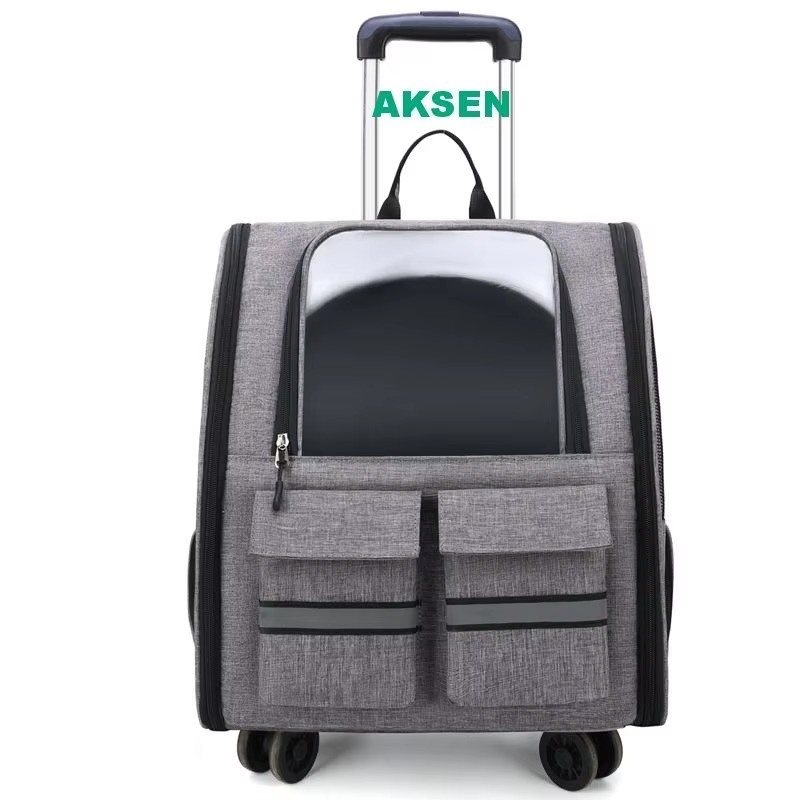 POLYESTER Pet Carrier Airline Approved Space Capsule Travel Bag for Cats and Dogs Outdoor Adventures