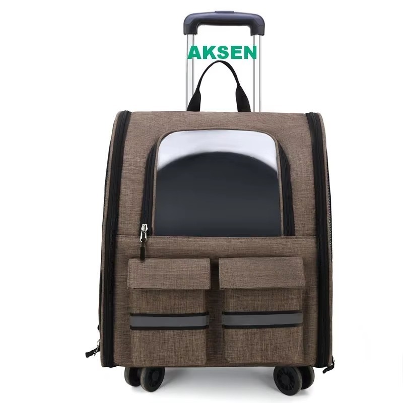 POLYESTER Pet Carrier Airline Approved Space Capsule Travel Bag for Cats and Dogs Outdoor Adventures