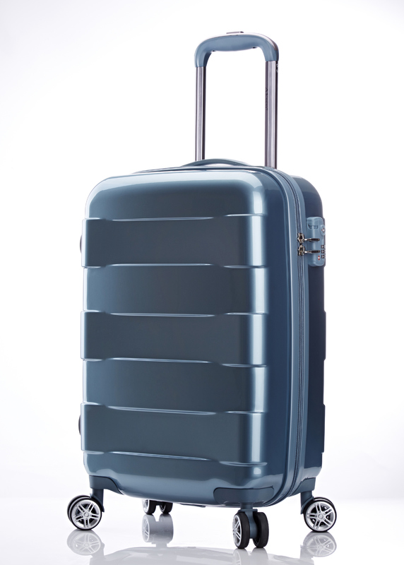 Upgrade Your Travel Essentials with Blue Luggage featuring Tsa Lock Durable PC Material and 360 Degree Spinner Wheels