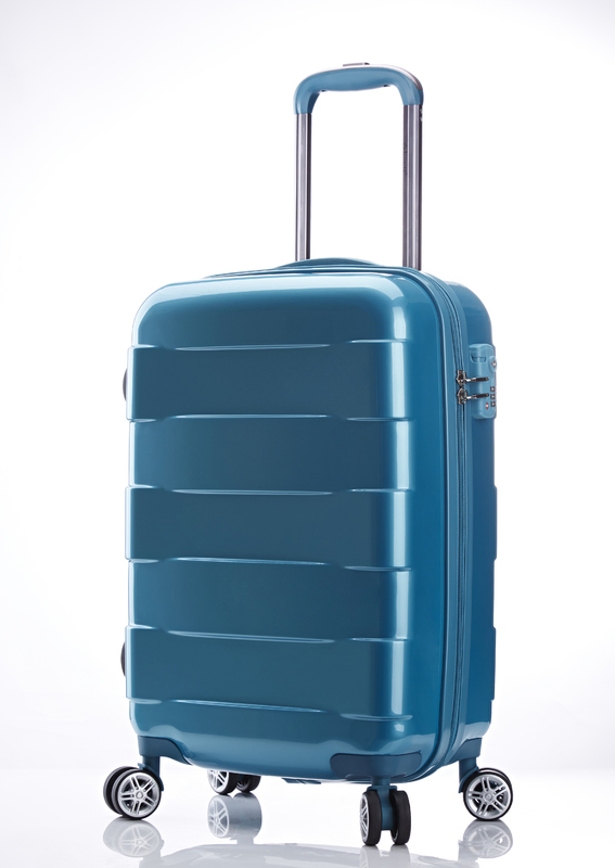 Upgrade Your Travel Essentials with Blue Luggage featuring Tsa Lock Durable PC Material and 360 Degree Spinner Wheels