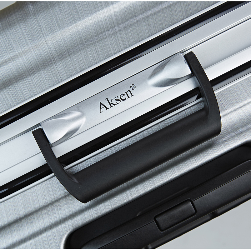 Black Carry-On Suitcase Zipperless Hard Shell Durable Wheels Trolley Case Luggage Made of PC for On-the-Go Professionals