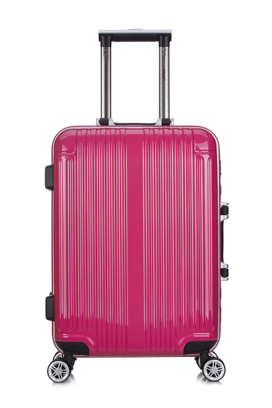 360 Degree Wheel Vintage PC Malet De Viaj Business Luggage Set 2 Pieces with Tsa Lock and Front Open Suitcases Luxury Style