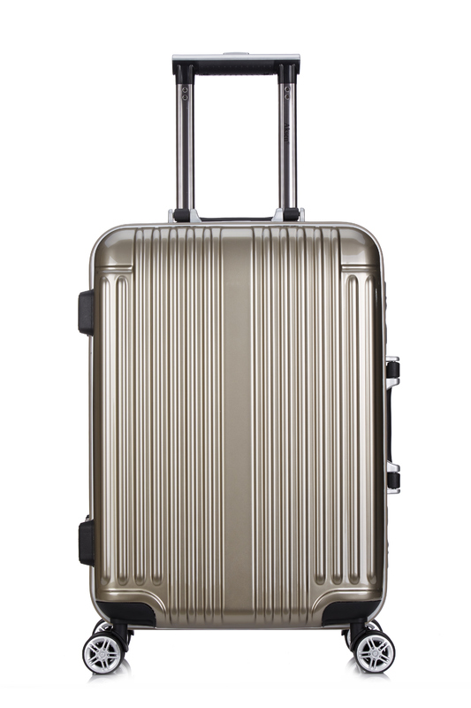 360 Degree Wheel Vintage PC Malet De Viaj Business Luggage Set 2 Pieces with Tsa Lock and Front Open Suitcases Luxury Style