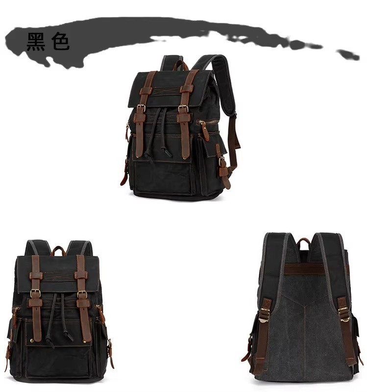 Oxford Main Material Backpack for Outdoor Travel Men's and Women's Laptop Bags capacity Softback Bag Pack