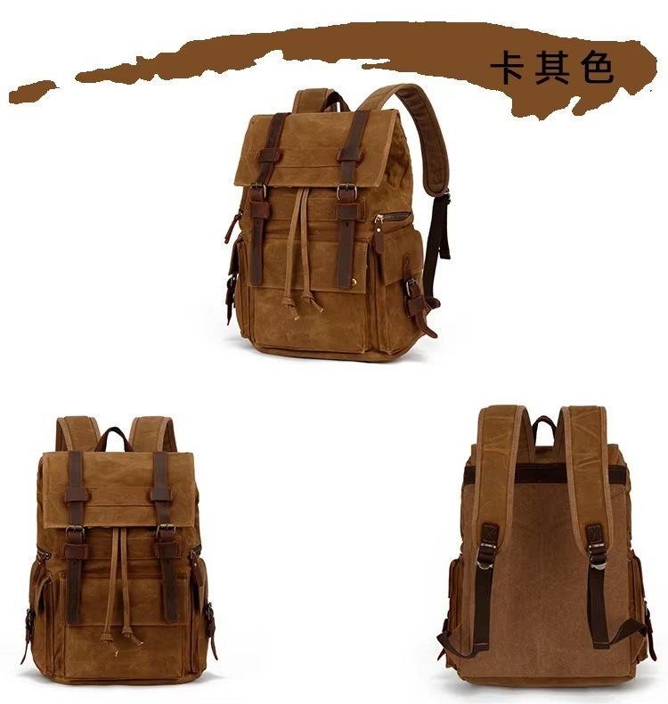 Oxford Main Material Backpack for Outdoor Travel Men's and Women's Laptop Bags capacity Softback Bag Pack