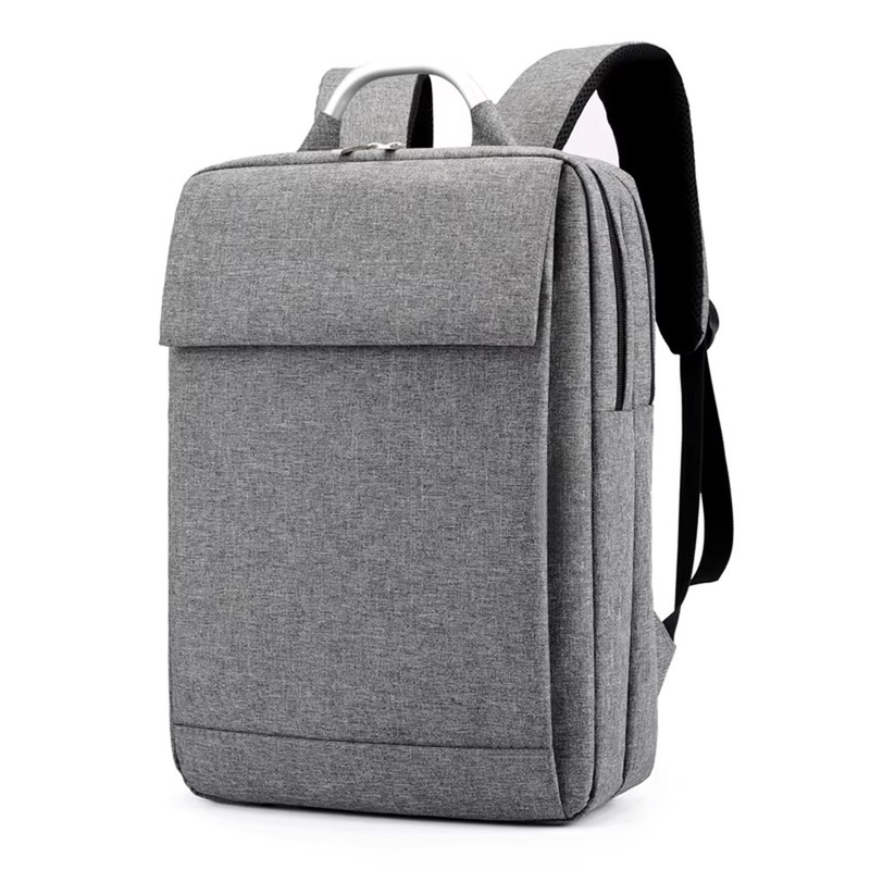 Customizable Logo Anti-Theft Grey Computer Backpack Perfect Business Laptop Bag for Colleagues and Frequent Travelers