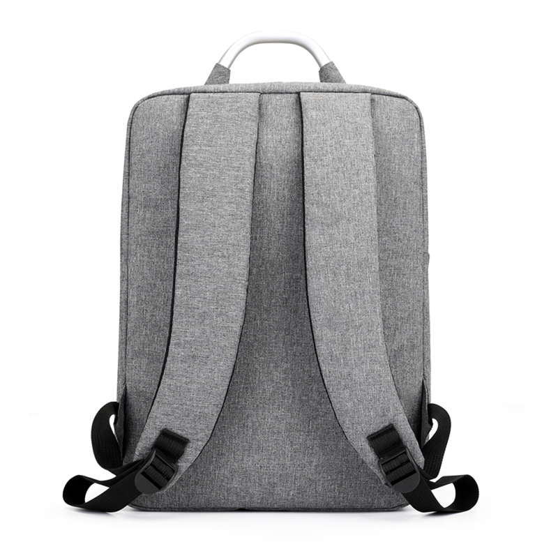 School and Travel Essential Internal Frame Customizable Logo Anti-Theft Grey Backpack with Waterproof Lining