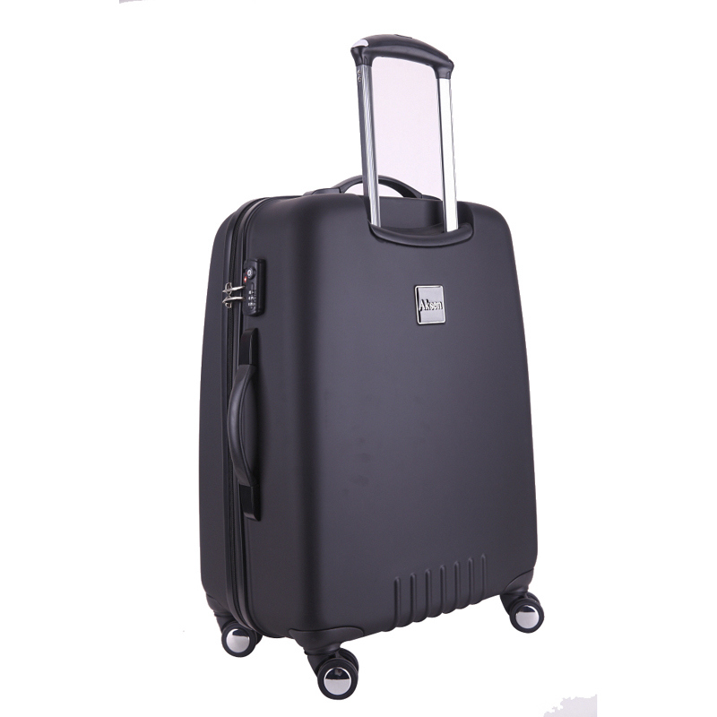 Spinner Caster Hard Shell Luggage One-Piece Zipper Trolley Case with TSA Combination Lock