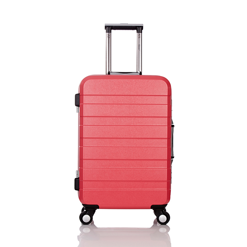 22 26 Inch Aluminum PC Hard Case Suitcase Zipperless Travel Bag Front Open Feature Durable Luggage Sets-2 Piece for Outdoors