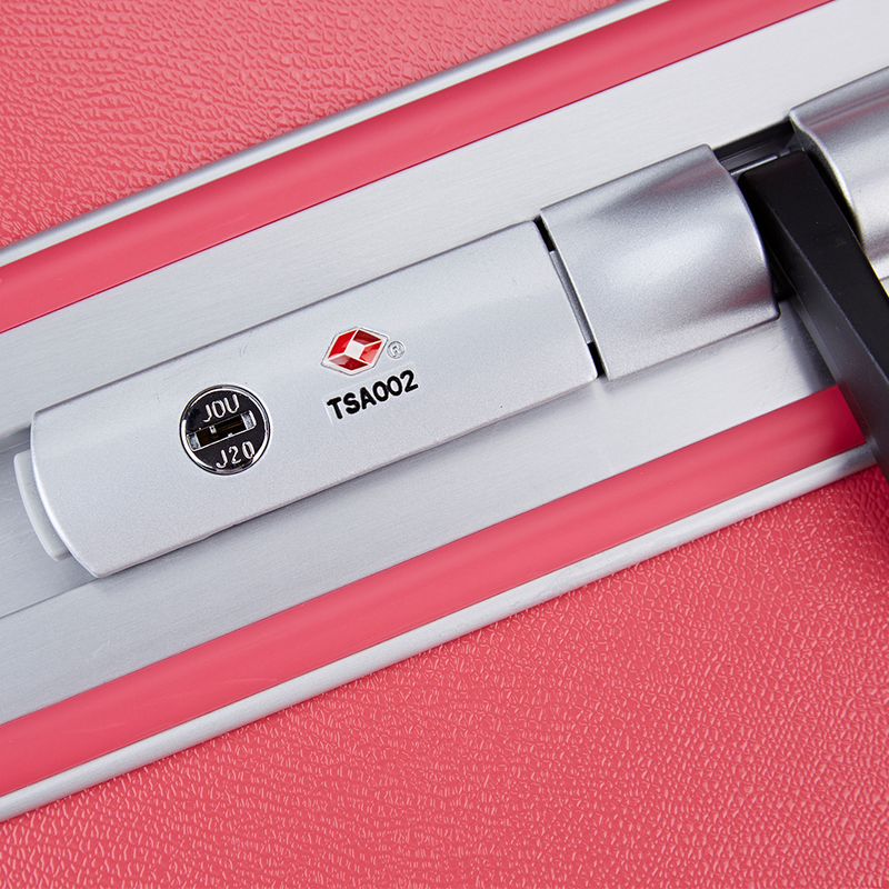 22 26 Inch Aluminum PC Hard Case Suitcase Zipperless Travel Bag Front Open Feature Durable Luggage Sets-2 Piece for Outdoors