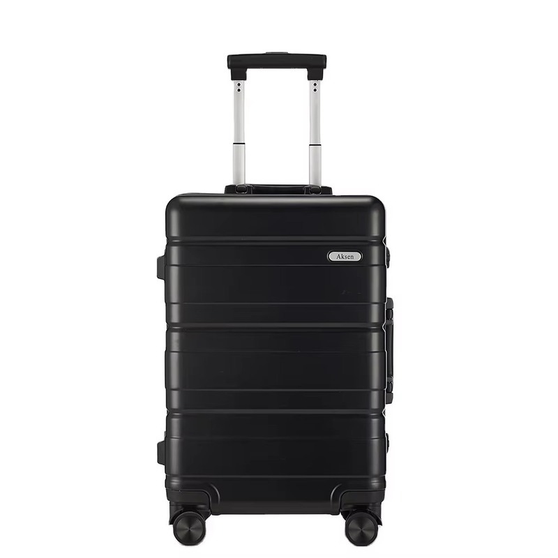 Outdoor Travel Trolley Suitcase Sets with Aluminum Trolley and 360 Degree Spinner Wheel