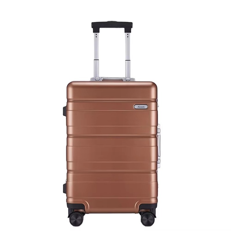 Outdoor Travel Trolley Suitcase Sets with Aluminum Trolley and 360 Degree Spinner Wheel