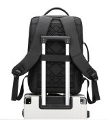 GPS Capacity 20-39 Litre Fashionable Blue Black Anti-Theft Waterproof Lightweight Laptop Backpack Customizable Logo for Business Travel