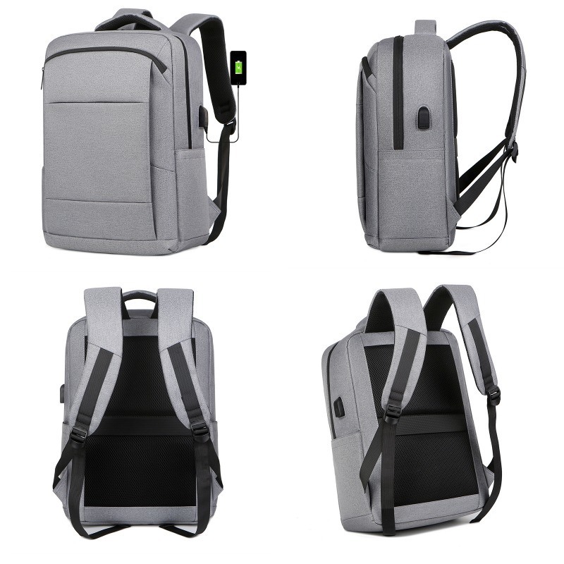 Προσαρμόσιμο Λογότυπο Αδιάβροχο Γεωμετρικό Μπλε Μαύρο Αντικλεπτικό RFID Σακίδιο Πλάτης για Επαγγελματικά Ταξίδια