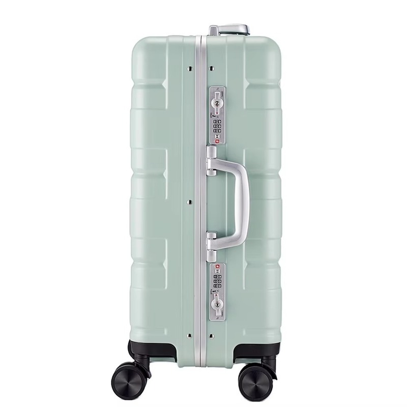 Outdoor Travel Suitcases with Soft Handle TSA Lock Luggage Lightweight Portable PC Trolley Case and Durable Aluminum Frame