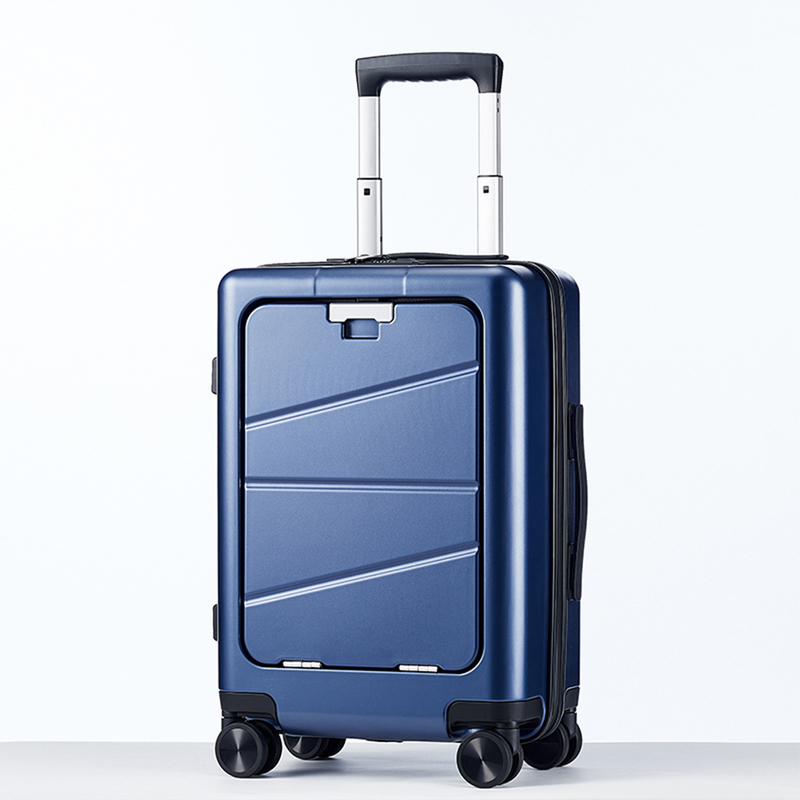 Quick Access Front-Door Luggage Front Opening Hard Shell Carry-on with Password Lock for Business Trips and Meetings