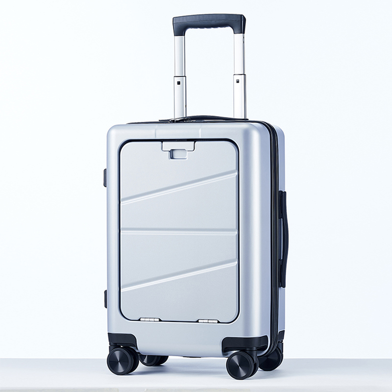 Quick Access Front-Door Luggage Front Opening Hard Shell Carry-on with Password Lock for Business Trips and Meetings