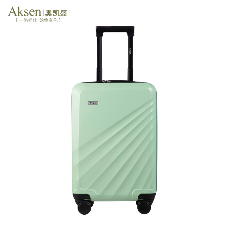 軽量指紋ロックと耐久性のある210Dポリエステル裏地付き、モダンでポータブルなPCラゲッジスーツケース、機内持ち込み用