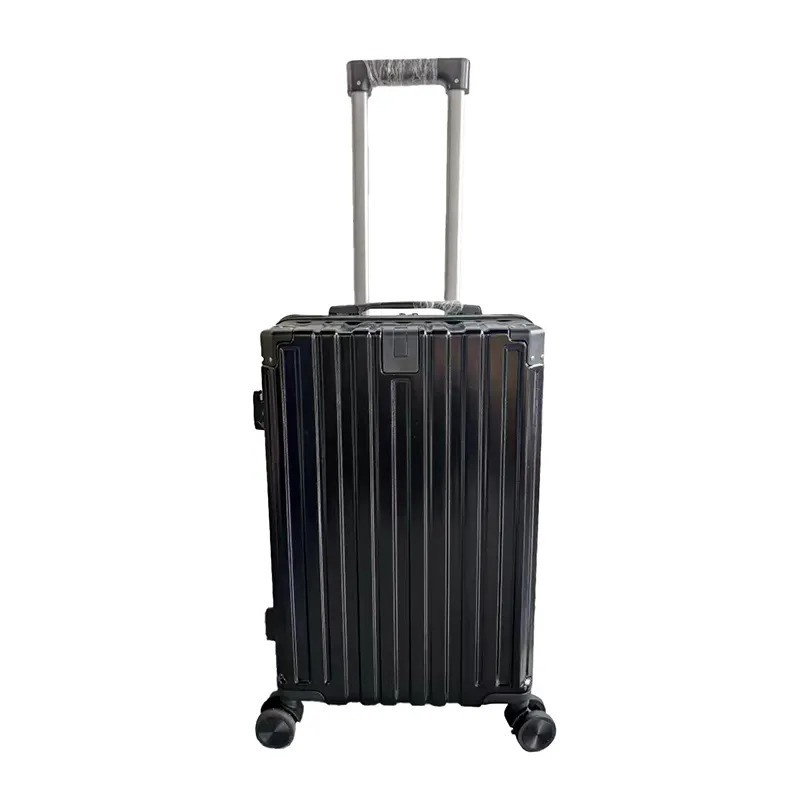 Fashionable Multi-Functional Lightweight PC Carry-On Luggage with Cup Holder and Hanger TSA Lock Aluminum Alloy Trolley