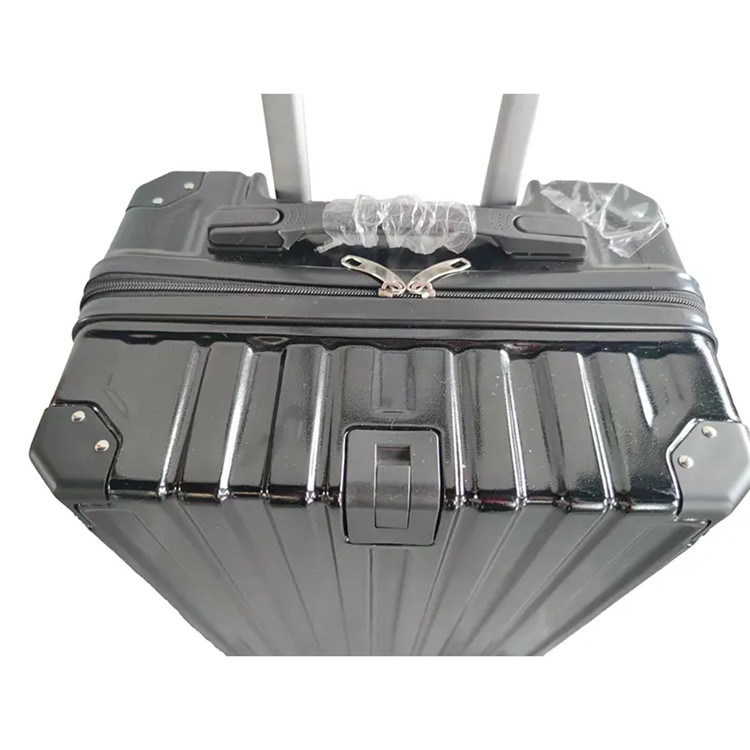 Fashionable Multi-Functional Lightweight PC Carry-On Luggage with Cup Holder and Hanger TSA Lock Aluminum Alloy Trolley