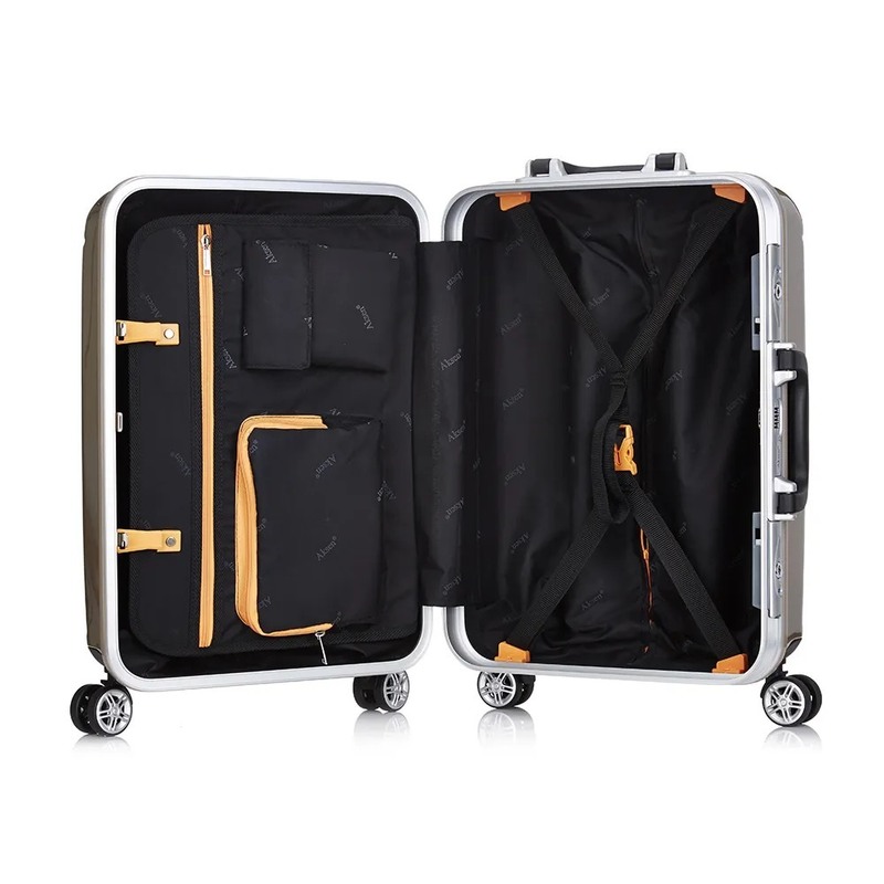 Long Holidays-3 Pcs Travel Suitcases with Zipper Closure and Custom Logo- Custom Tsa Lock PC Boarding Luggage Set