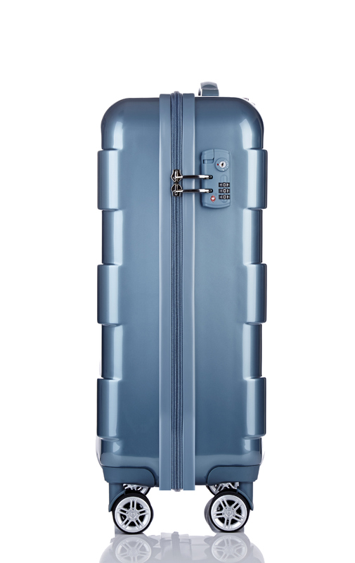 2pcs Luxury Hard PC Luggage Set with 24