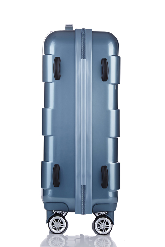 2pcs Luxury Hard PC Luggage Set with 24