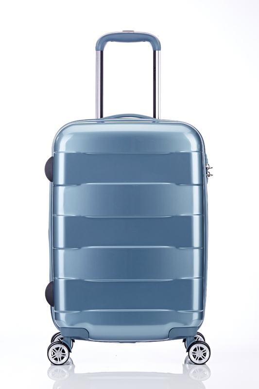 2pcs Luxury Hard PC Luggage Set with 24