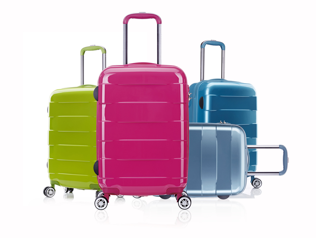 2pcs Luxury Hard PC Luggage Set with 24