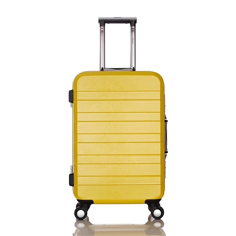 20 26 Inch Aluminum Hard Case Suitcase Travel Bags Zipperless Luggage Sets 2 Piece Durable PC for Outdoors Luxury Style