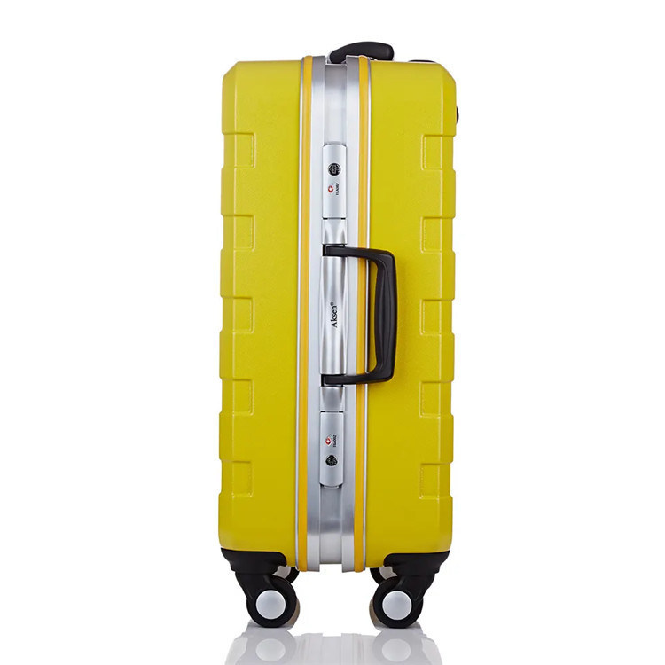 20 26 Inch Aluminum Hard Case Suitcase Travel Bags Zipperless Luggage Sets 2 Piece Durable PC for Outdoors Luxury Style