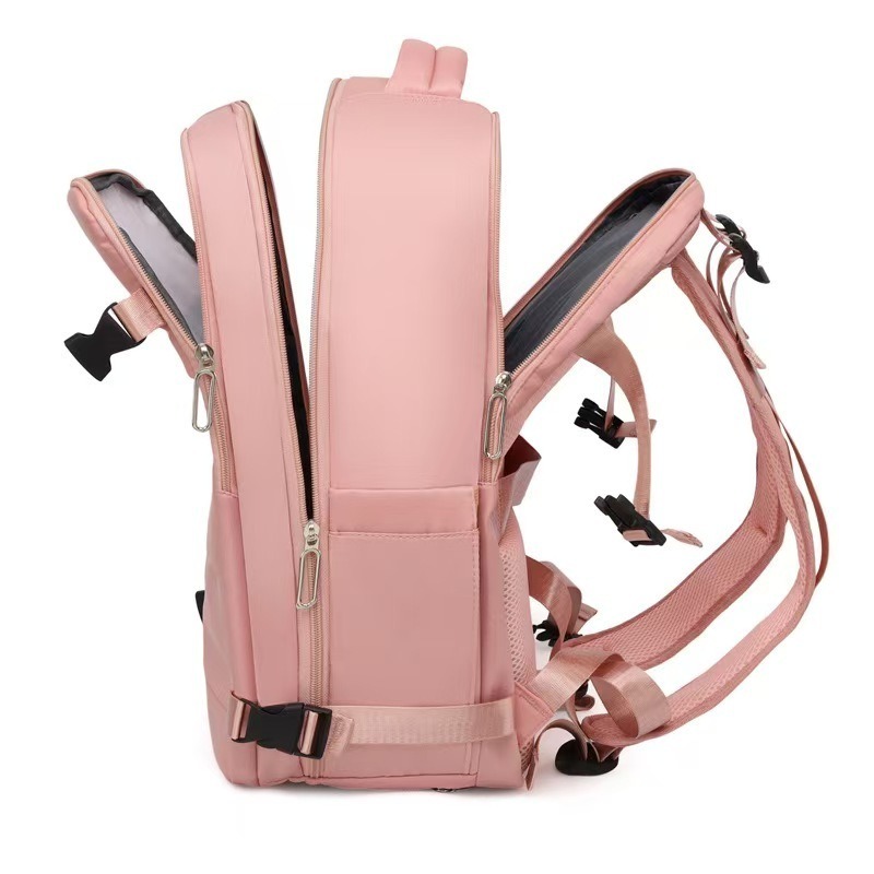 Stay Organized on Your Hiking Business Trips with Ladies Backpack USB Charging Port and External Frame Desig