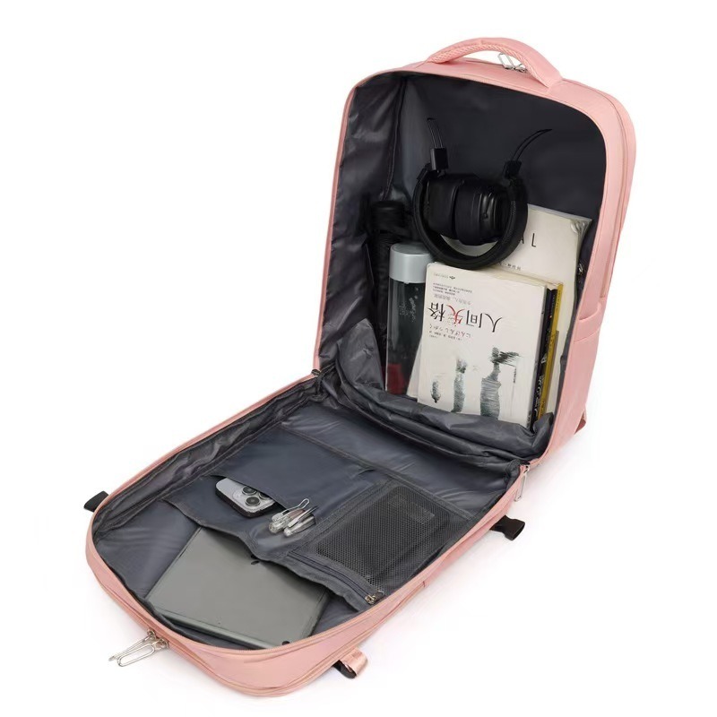 Stay Organized on Your Hiking Business Trips with Ladies Backpack USB Charging Port and External Frame Desig