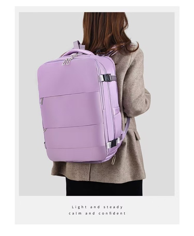 Stay Organized on Your Hiking Business Trips with Ladies Backpack USB Charging Port and External Frame Desig