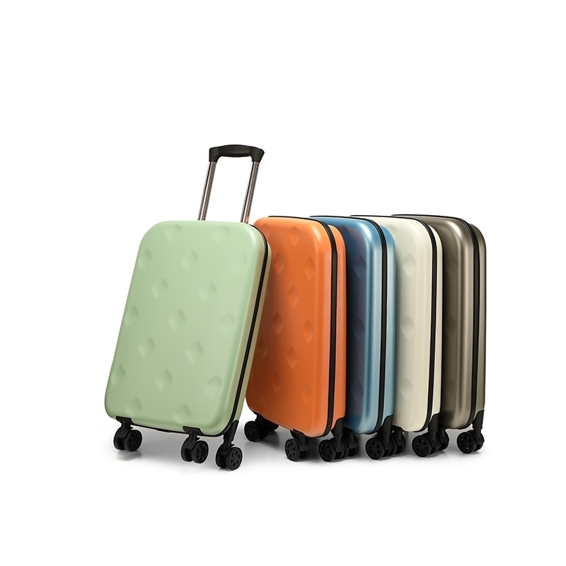 4*360 Degree Silent Wheel PC Hard-shell Suitcase Environmentally Friendly Trolley Case Renewable Materials Carry-on Luggage