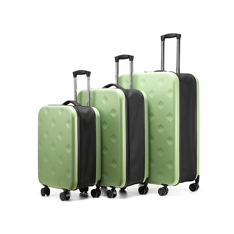 4*360 Degree Silent Wheel PC Hard-shell Suitcase Environmentally Friendly Trolley Case Renewable Materials Carry-on Luggage