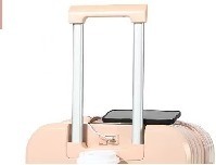 Customized Logo Business Suitcase with Silent Spinner Wheels TSA Lock Soft Handle Cup Holder Design Luggage