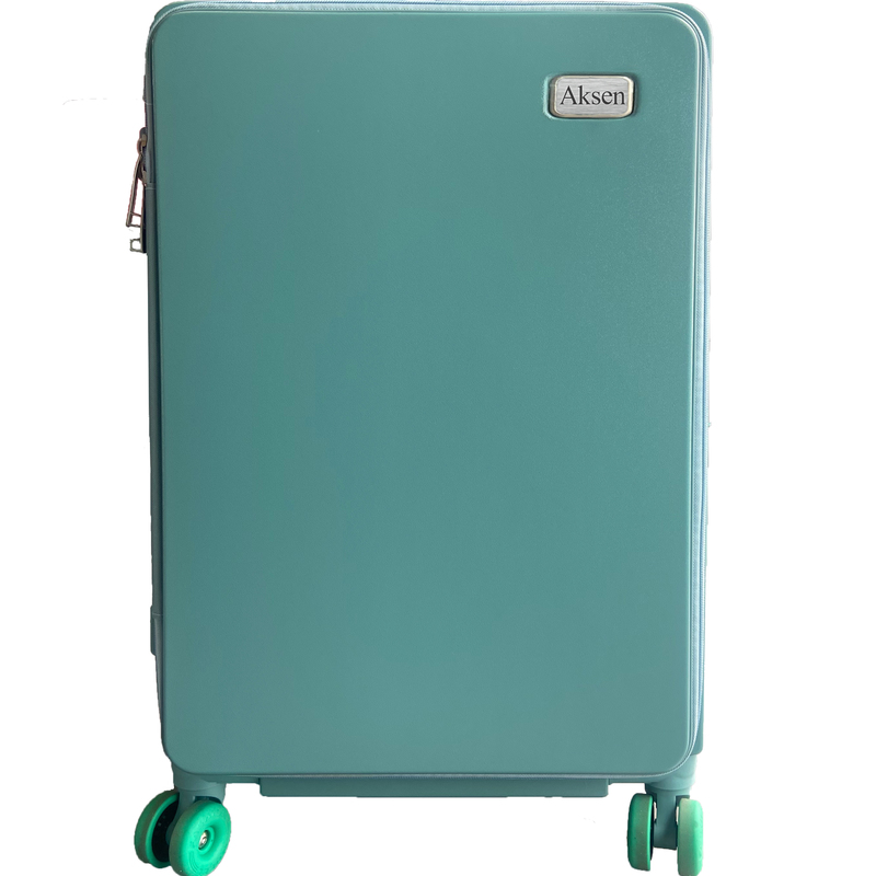 USB Charging Aluminum Trolley Unisex Luggage Suitcase ABS PC Trolley Case and Combination Lock for Travel Accessory